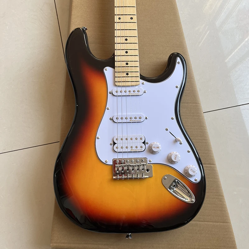 Classic st electric guitar, classic polar combination, five-gear tone switching, professional wood, free delivery to home.
Classic st electric guitar, classic polar combination, five-gear tone switching, professional wood, free delivery to home.