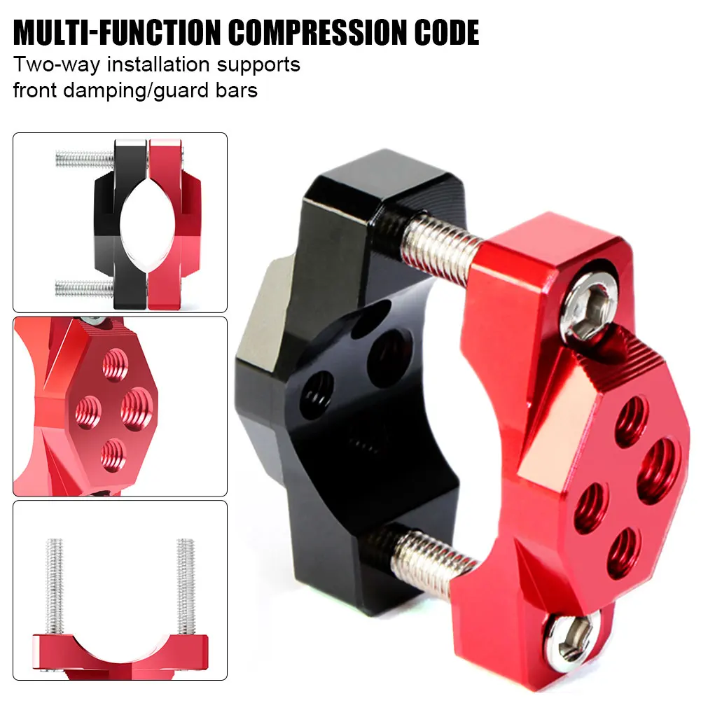 32mm/42mm/54mm Motorcycle Handlebar Clamp Stent Bracket Bumper Clamp Aluminum Alloy Spotlight Clip Stem Riser Motorcycle Parts
32mm/42mm/54mm Motorcycle Handlebar Clamp Stent Bracket Bumper Clamp Aluminum Alloy Spotlight Clip Stem Riser Motorcycle Parts