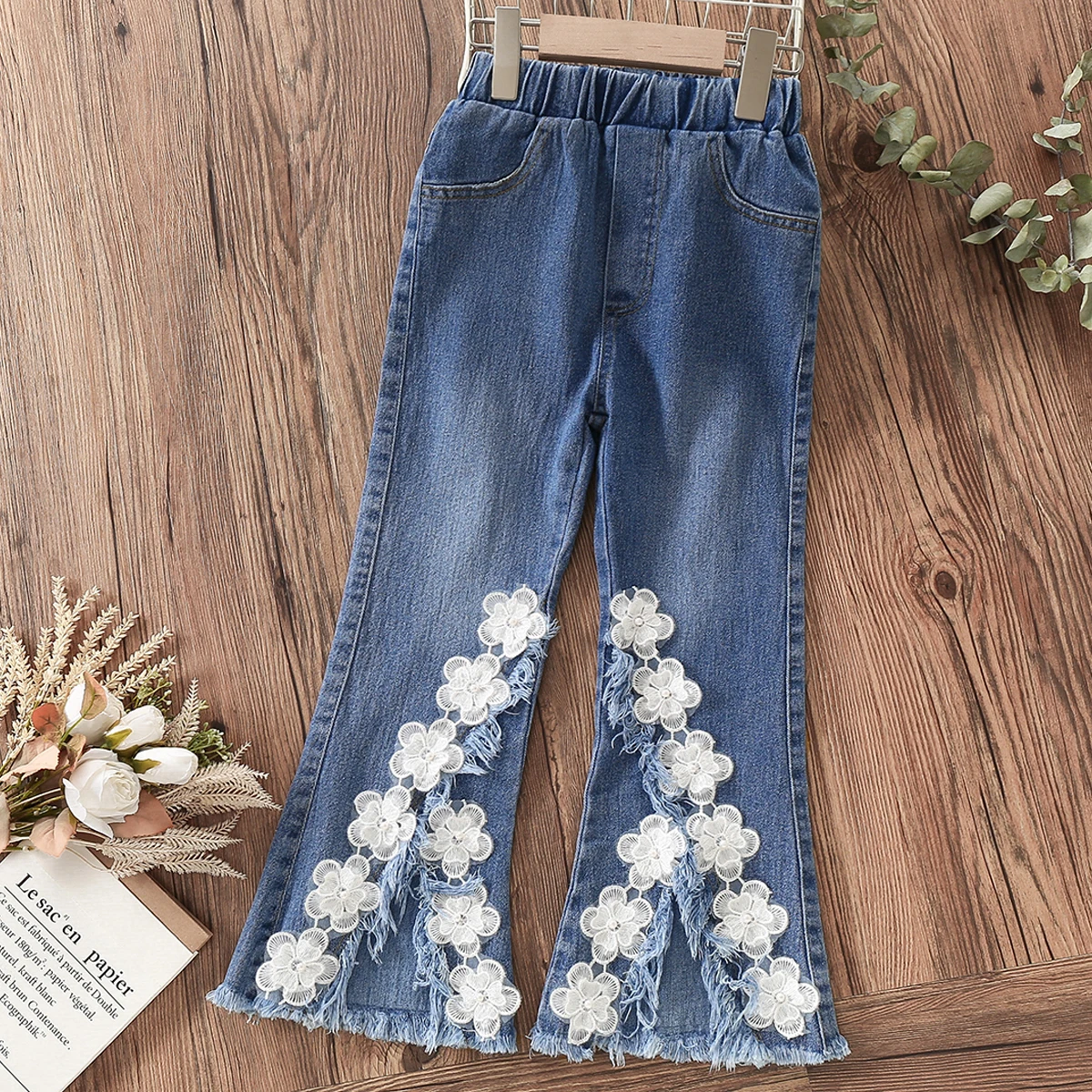 Baby Kids Flower Pants for Girls Jeans Children Trousers Spring Autumn Teenagers Denim Outfits Child Costumes 4 6 8 10 12 Years
Baby Kids Flower Pants for Girls Jeans Children Trousers Spring Autumn Teenagers Denim Outfits Child Costumes 4 6 8 10 12 Years