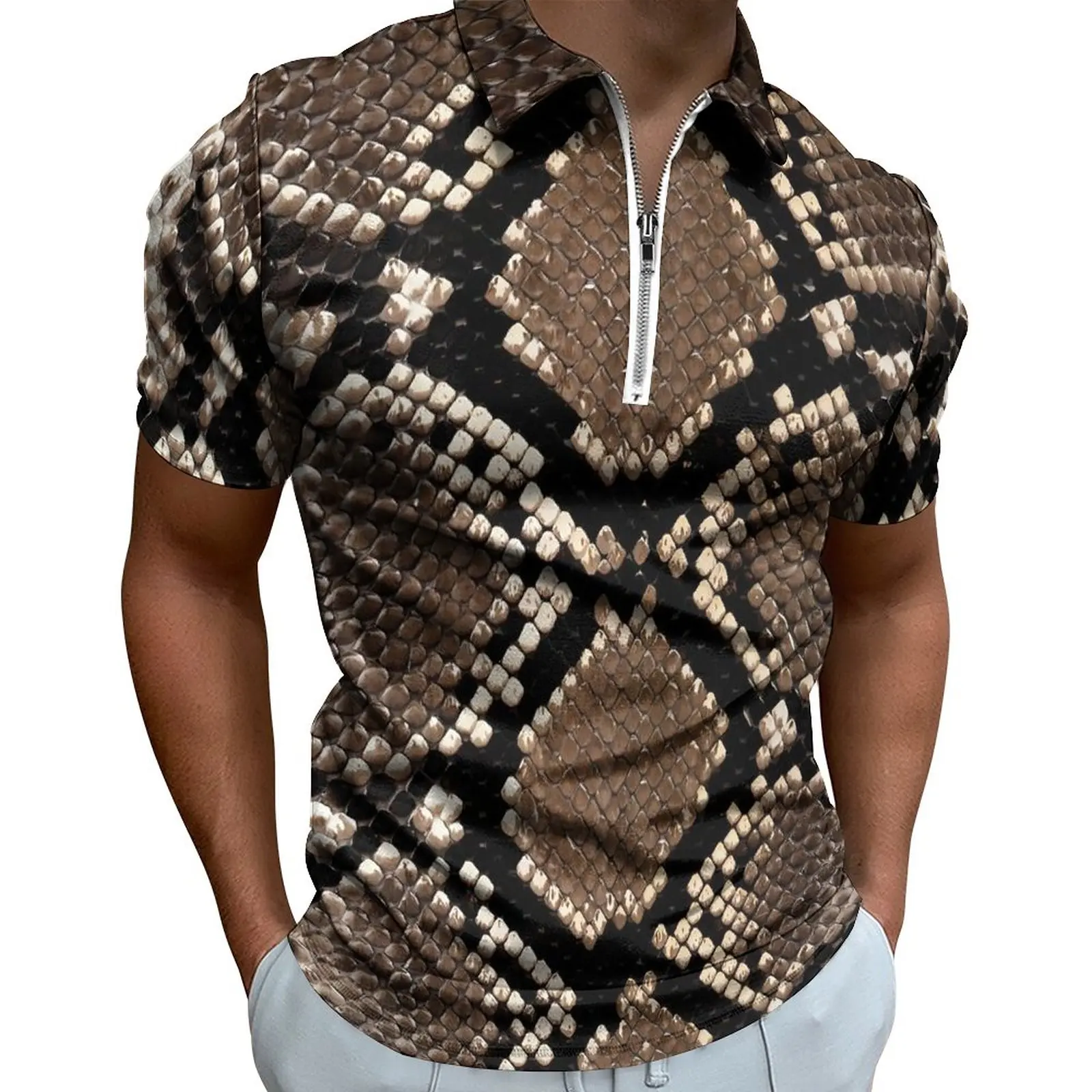 Python Snakeskin Casual T-Shirts Vintage Print Polo Shirt Fashion Shirt Summer Short Sleeve Pattern Clothing Big Size 5XL 6XL
Python Snakeskin Casual T-Shirts Vintage Print Polo Shirt Fashion Shirt Summer Short Sleeve Pattern Clothing Big Size 5XL 6XL