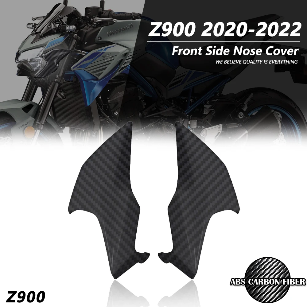 

Подходит для Kawasaki Z900 2020-2022 газовый бак, Боковая Отделка, вставка, крышка панели, обтекатель, защита капота Z 900, аксессуары, двигатель из углеродного волокна