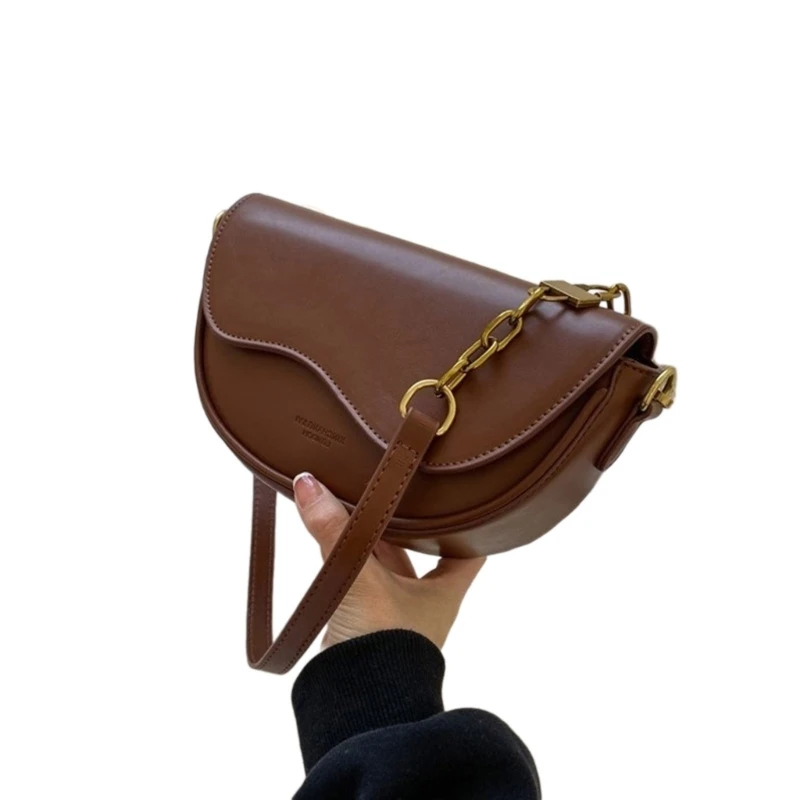 Solid Color Shoulder Bag Simple Fashion Half Moon Bag for Women Girl Leisure Bag
Solid Color Shoulder Bag Simple Fashion Half Moon Bag for Women Girl Leisure Bag