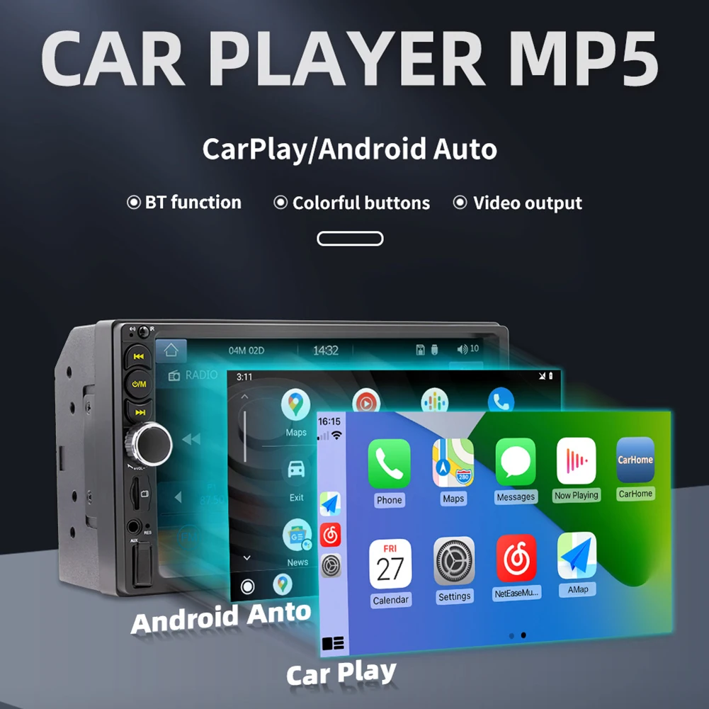 Автомобильный MP5-плеер F710C с поддержкой мобильного интернет сенсорный экран с дистанционным управлением 2 DIN Bluetooth автомобильный MP5-плеер акс...
Автомобильный MP5-плеер F710C с поддержкой мобильного интернет сенсорный экран с дистанционным управлением 2 DIN Bluetooth автомобильный MP5-плеер акс...