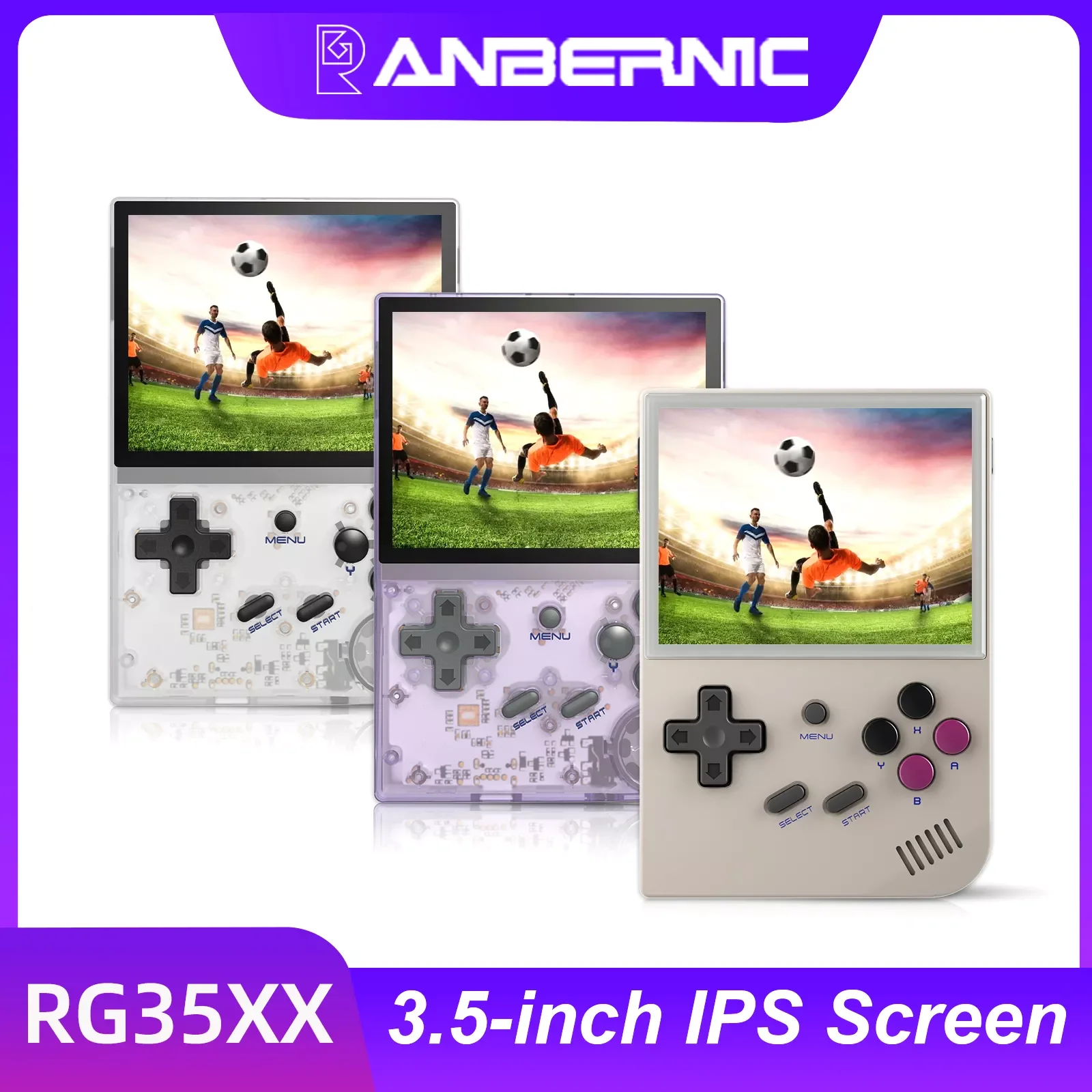 RG35XX Retro Handheld Game Console Linux System 3.5 Inch IPS Screen Cortex-A9 Portable Pocket Video Player 5000+ Games
RG35XX Retro Handheld Game Console Linux System 3.5 Inch IPS Screen Cortex-A9 Portable Pocket Video Player 5000+ Games
