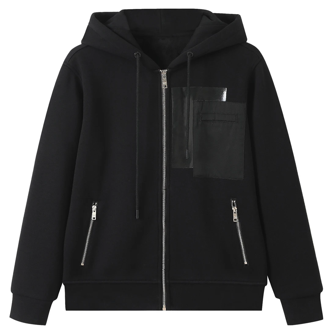 2022 Autumn And Winter New Men's Hooded Jacket Cotton Cardigan Hooded Jacket Pocket Decoration Fashionable Hooded Jacket
2022 Autumn And Winter New Men's Hooded Jacket Cotton Cardigan Hooded Jacket Pocket Decoration Fashionable Hooded Jacket