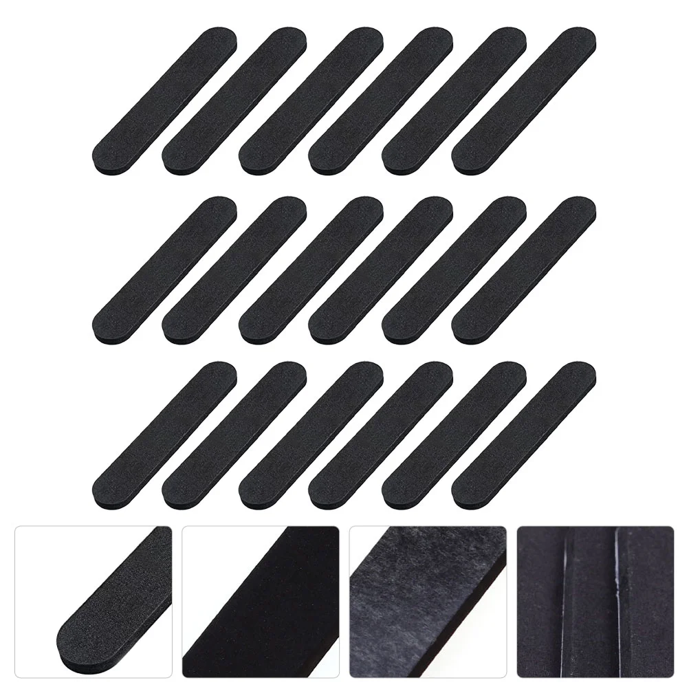 

25 Pcs Hat Sweat Sponge Absorbing Foams Pad Black Womens Plug-in Insert Universal Caps Size Narrower Eva Sizer Miss Cowboy