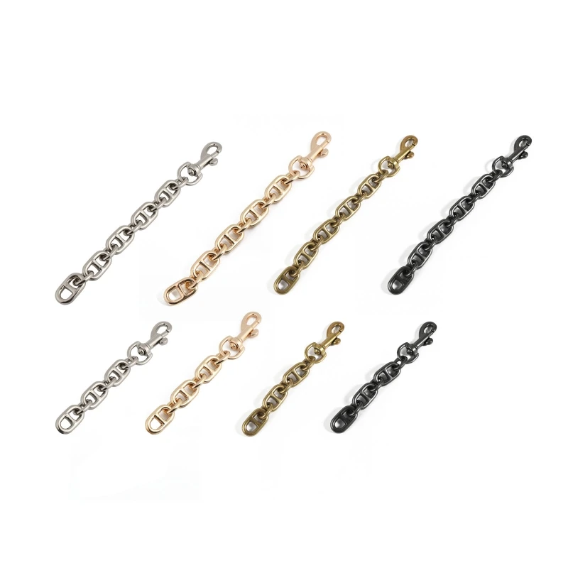 Bag Chain Strap DIY Handbag Purse Straps Extender with Metal Buckles for Handbags Wallet Clutch Shoulder Bags Replaceme
Bag Chain Strap DIY Handbag Purse Straps Extender with Metal Buckles for Handbags Wallet Clutch Shoulder Bags Replaceme