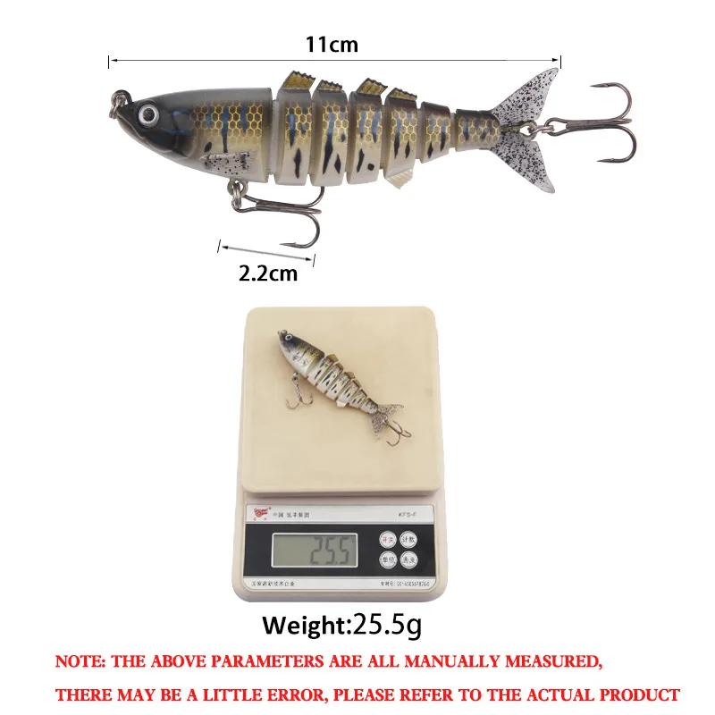 11 см 25 5 г тонущие рыболовные наживки Swimbait жесткий приманка для соленой воды
