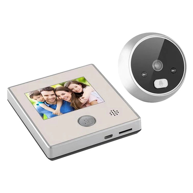 Smart Peephole Camera 2.8-Inch Lcd Screen 1080P Smart Night Vision 160° Wide-Angle Anti-Theft Peephole Doorbell Camera
Smart Peephole Camera 2.8-Inch Lcd Screen 1080P Smart Night Vision 160° Wide-Angle Anti-Theft Peephole Doorbell Camera