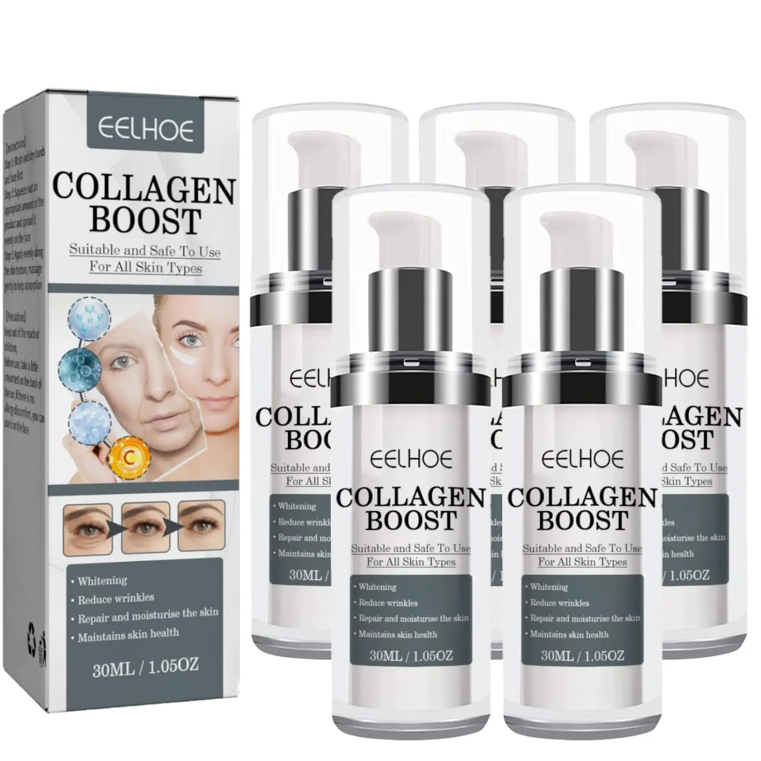 Revitalize Your Skin with EELHOE Collagen Boosting Anti-Aging Anti-Wrinkle Face Care Serum | Anti-Wrinkle Face Care Healthy
Revitalize Your Skin with EELHOE Collagen Boosting Anti-Aging Anti-Wrinkle Face Care Serum | Anti-Wrinkle Face Care Healthy