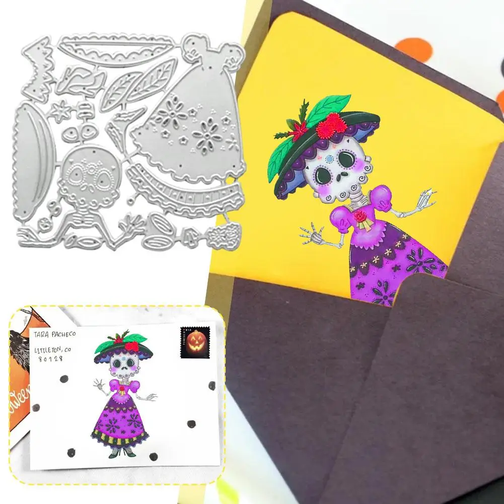 New Metal Cutting Dies Skeleton Girl Decoration For DIY Scrapbook Paper Craft Knife Mould Punch Stencils Dies Accessory N5G4
New Metal Cutting Dies Skeleton Girl Decoration For DIY Scrapbook Paper Craft Knife Mould Punch Stencils Dies Accessory N5G4