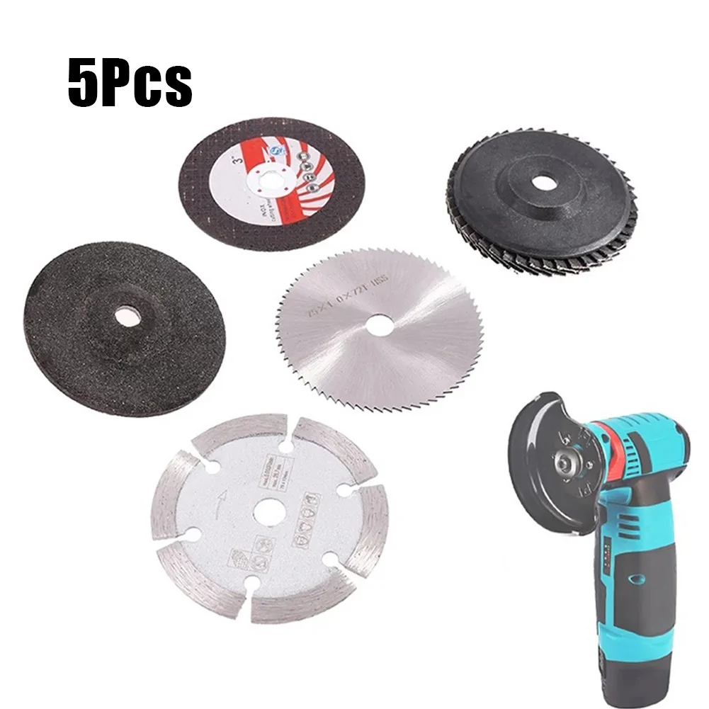 5pcs 75mm Cutting Disc For 10mm Bore Angle Grinder Metal Circular Saw Blade Flat Flap Grinding Wheel Sanding Pads Milling Tool
5pcs 75mm Cutting Disc For 10mm Bore Angle Grinder Metal Circular Saw Blade Flat Flap Grinding Wheel Sanding Pads Milling Tool