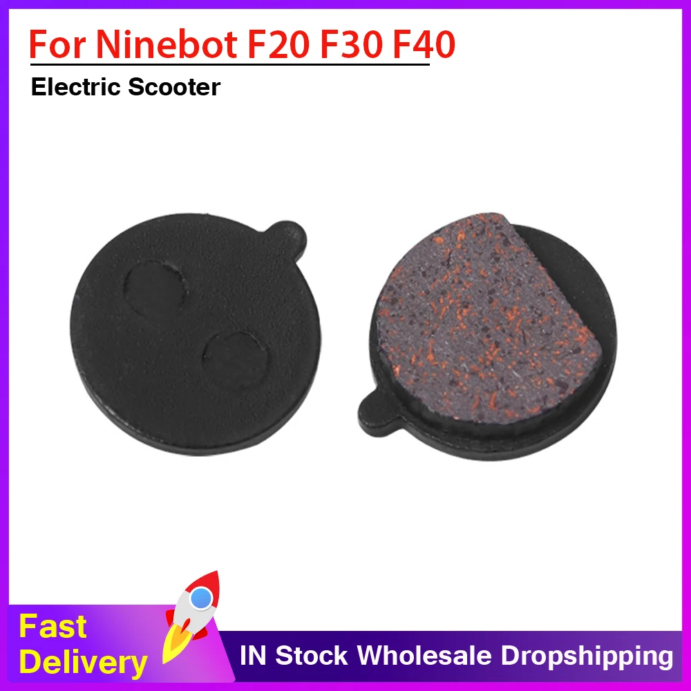 Brake Pads Electric Scooter Caliper Brake Disc Pad Friction Plate for Ninebot F30 F40 F20 Skateboard Replacement Brake Disc Part
Brake Pads Electric Scooter Caliper Brake Disc Pad Friction Plate for Ninebot F30 F40 F20 Skateboard Replacement Brake Disc Part