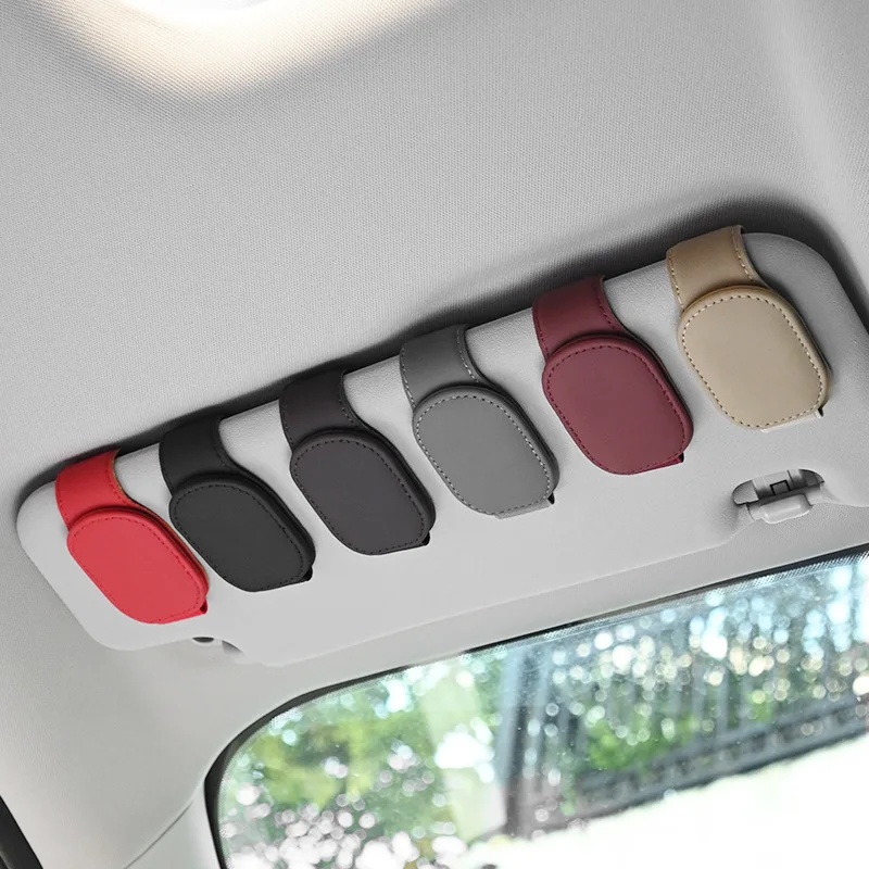 Universal Car Auto Sun Visor Glasses Box Sunglasses Clip Card Ticket Holder Stand Fastener Pen Case Eyeglasses Car Accessories
Universal Car Auto Sun Visor Glasses Box Sunglasses Clip Card Ticket Holder Stand Fastener Pen Case Eyeglasses Car Accessories