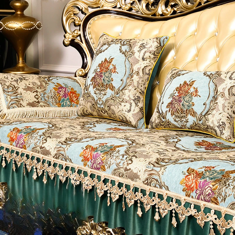 Anti Slip Light Luxury All-season Universal Sofa Cushion Summer Full Coverage Fabric Modern Retro Luxury Sofa Cushion
Anti Slip Light Luxury All-season Universal Sofa Cushion Summer Full Coverage Fabric Modern Retro Luxury Sofa Cushion