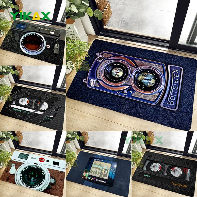 Cassette Music Tape Doormat Retro Camera Living Room Carpet for Entrance Area Rug Large Room Decor Floor Rugs for Home Bedroom
Cassette Music Tape Doormat Retro Camera Living Room Carpet for Entrance Area Rug Large Room Decor Floor Rugs for Home Bedroom