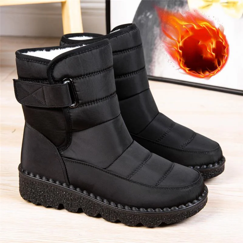 Boots Women Non Slip Waterproof Winter Snow Boots Platform Shoes for Women Warm Ankle Boots Cotton Padded Shoes Botas De Mujer 
Boots Women Non Slip Waterproof Winter Snow Boots Platform Shoes for Women Warm Ankle Boots Cotton Padded Shoes Botas De Mujer