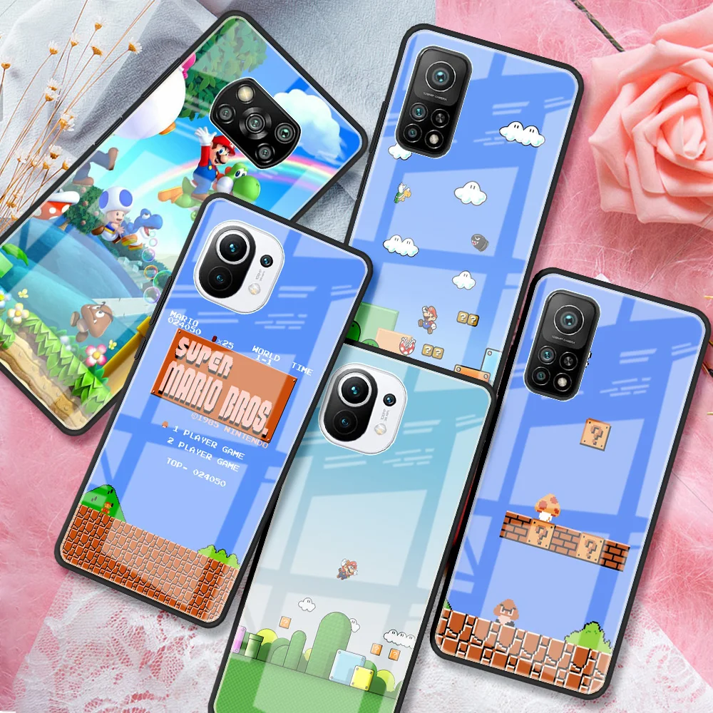 Glass Case For Xiaomi Mi Poco X3 NFC 11 Capa for Redmi Note 9s 10 9 8 7 11T K40 Soft Edge Phone Covers SUPER MARIO BROS Funny
Glass Case For Xiaomi Mi Poco X3 NFC 11 Capa for Redmi Note 9s 10 9 8 7 11T K40 Soft Edge Phone Covers SUPER MARIO BROS Funny