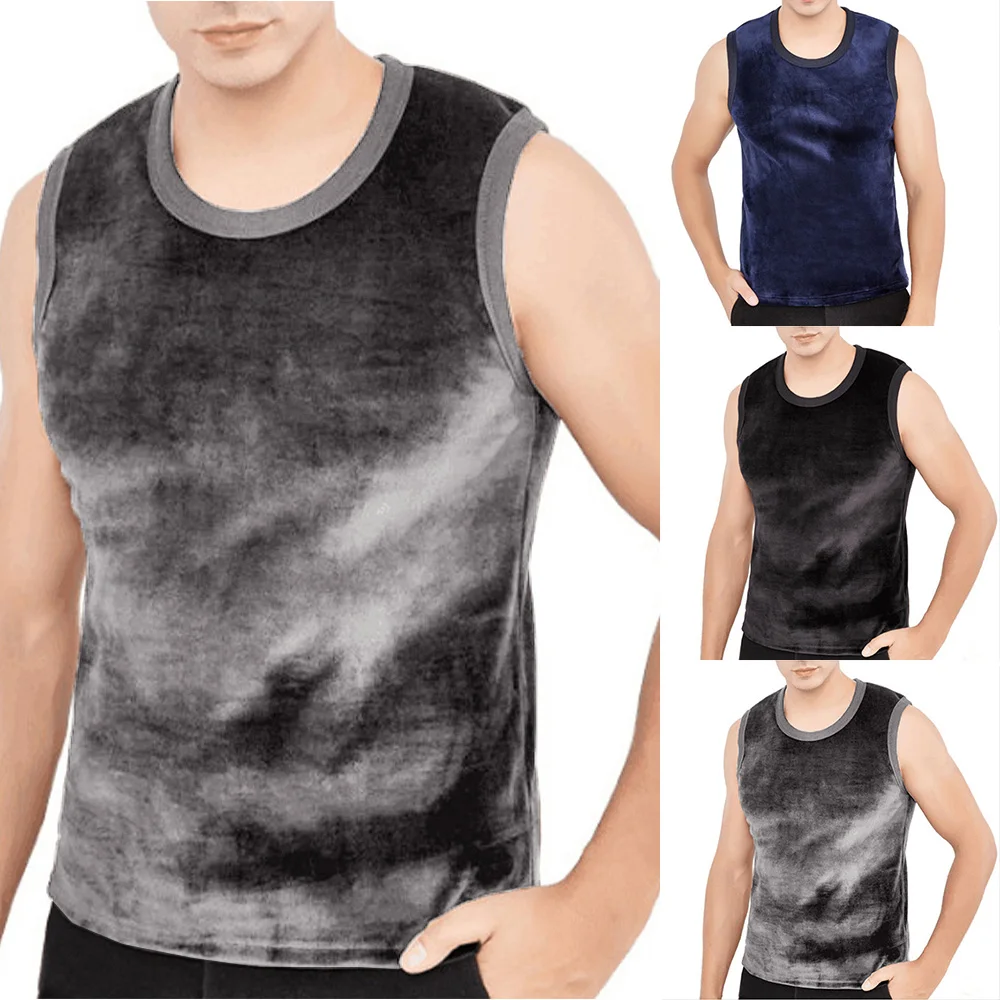 Mens Plus Velvet Thicken Vest Men Double-sided Fleece Thermal Underwear Winter Warm Tank Tops Man Autumn Undershirts Base Shirts
Mens Plus Velvet Thicken Vest Men Double-sided Fleece Thermal Underwear Winter Warm Tank Tops Man Autumn Undershirts Base Shirts