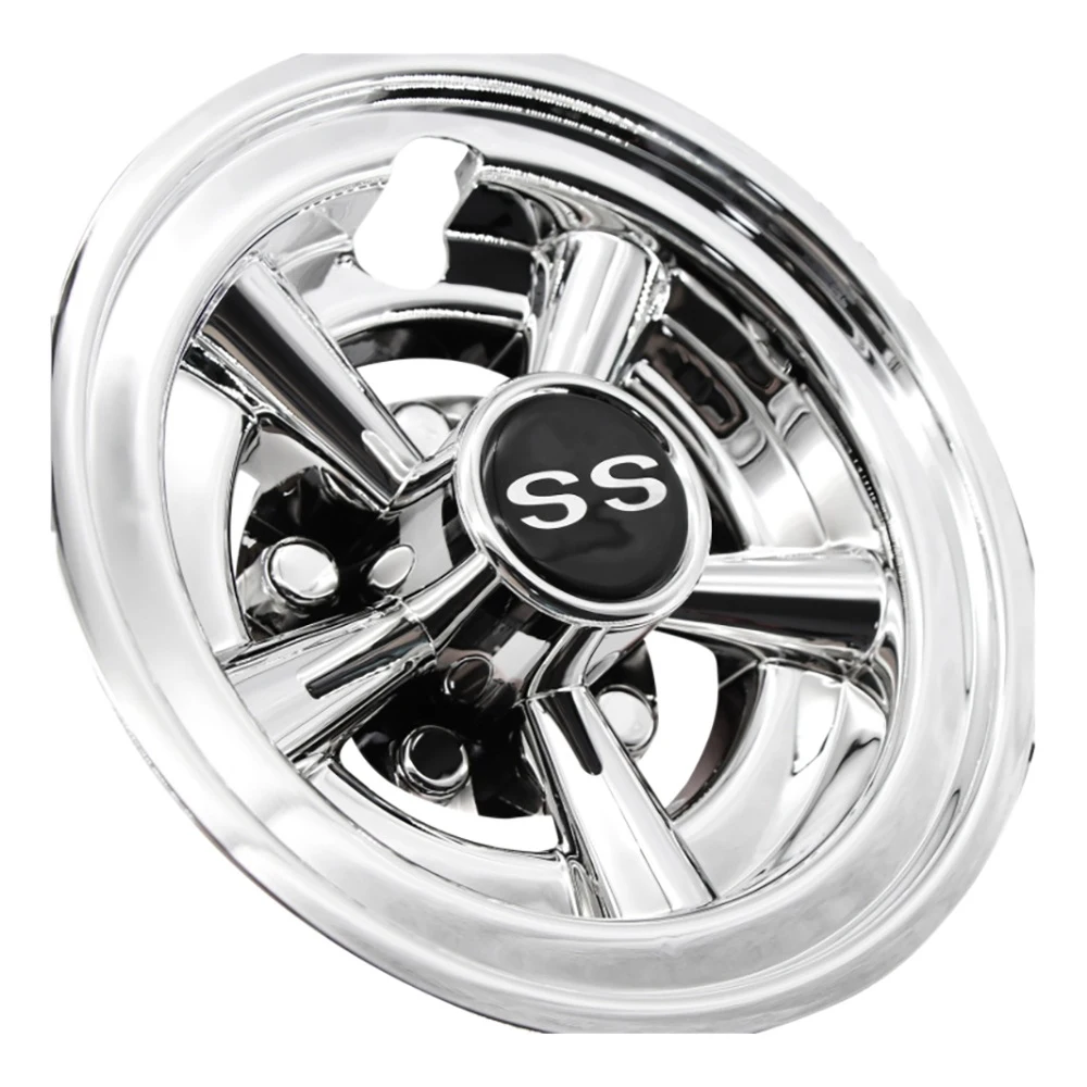 1Pcs 8Inch SS Golf Cart Wheel Covers, 5 Spoke Design Hub Cap for Golf Carts for Club Car, EZGO, Yamaha
1Pcs 8Inch SS Golf Cart Wheel Covers, 5 Spoke Design Hub Cap for Golf Carts for Club Car, EZGO, Yamaha