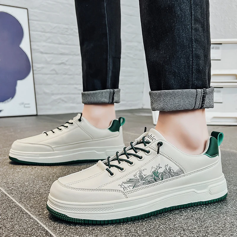2023 Autumn New Men's Shoe Trend Men's Board Shoes Versatile Low Top Shoes Casual Leather Small White Shoes
2023 Autumn New Men's Shoe Trend Men's Board Shoes Versatile Low Top Shoes Casual Leather Small White Shoes