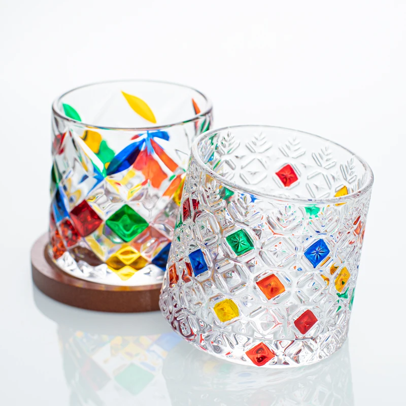 MQI INS Creative Rotating Gyroscope Whiskey Glass Non-Inverted Wine Glasses Beer Hand-painted Drinkware Champagne Crystal Cups
MQI INS Creative Rotating Gyroscope Whiskey Glass Non-Inverted Wine Glasses Beer Hand-painted Drinkware Champagne Crystal Cups
