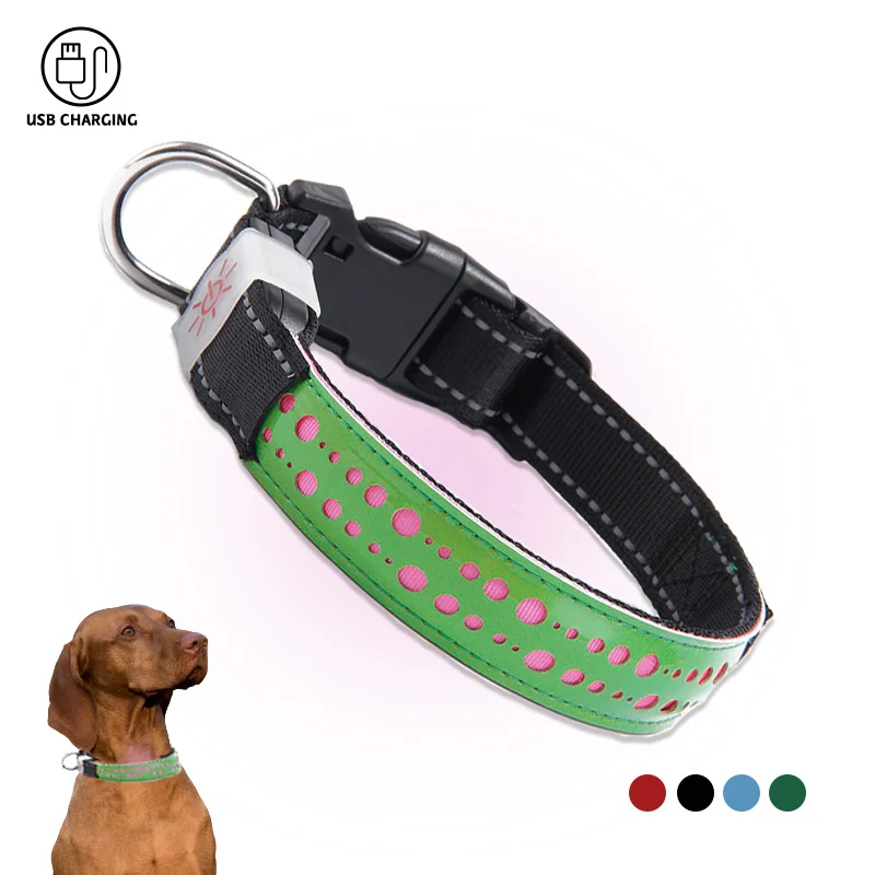 LED Luminous Dog Electronic Collar USB Charging Adjustable Pet Leather Collar Night Travel Anti Lost Outdoor for All Dogs
LED Luminous Dog Electronic Collar USB Charging Adjustable Pet Leather Collar Night Travel Anti Lost Outdoor for All Dogs