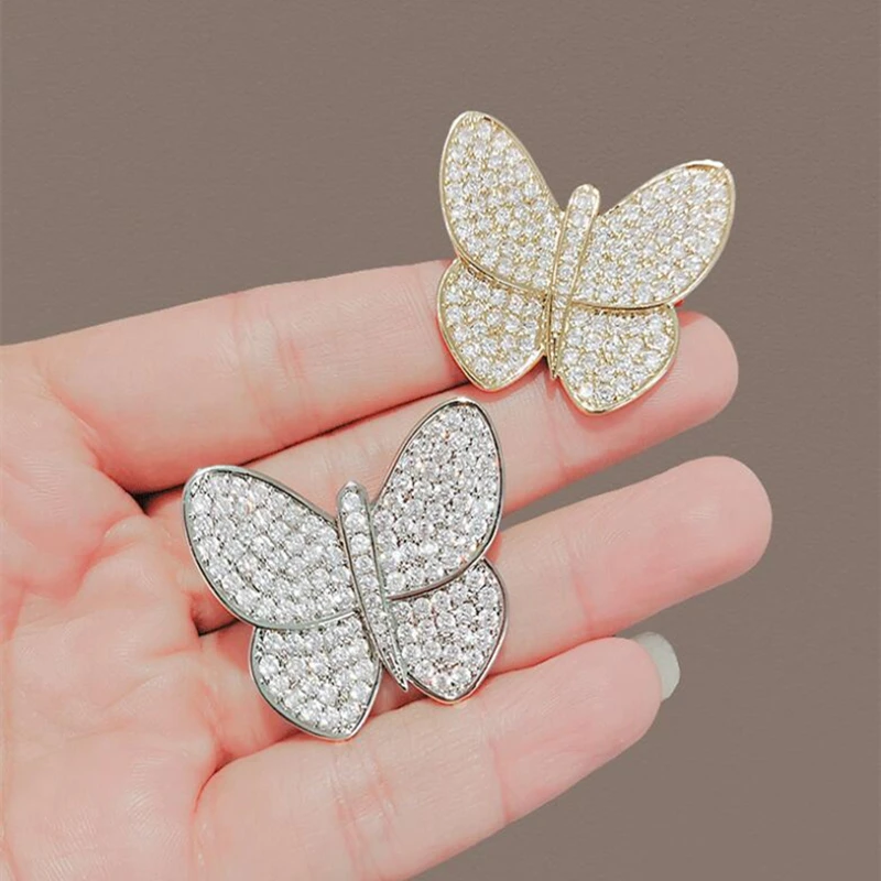 Classic Jewelry Butterfly Brooches Vintage Pins Rhinestone Delicate Insects Brooches for Women Bridal Gift Dress Accessories
Classic Jewelry Butterfly Brooches Vintage Pins Rhinestone Delicate Insects Brooches for Women Bridal Gift Dress Accessories