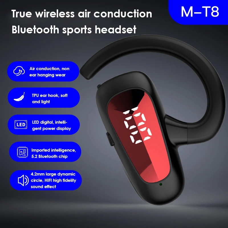 Sports Headset Ultra Long Standby Headphones Digital Display Waterproof Single Earbuds Headset Hd Call
Sports Headset Ultra Long Standby Headphones Digital Display Waterproof Single Earbuds Headset Hd Call
