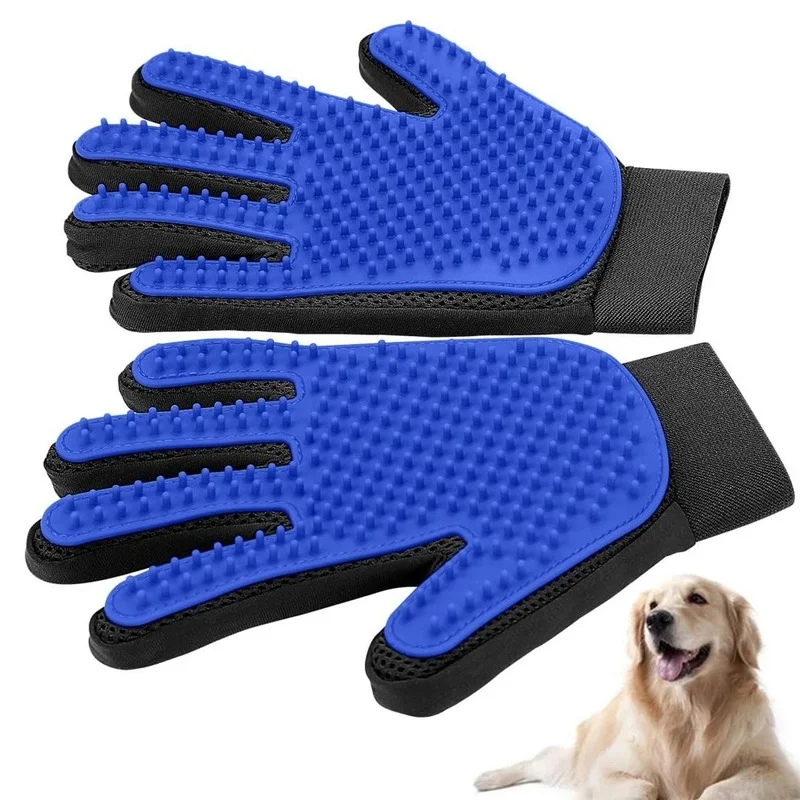 

Pet Glove Dogs Cats Grooming Gloves Mitten Deshedding Cleaning Animal Hair Remover Brush Scratcher for Dog Cat Pet Products