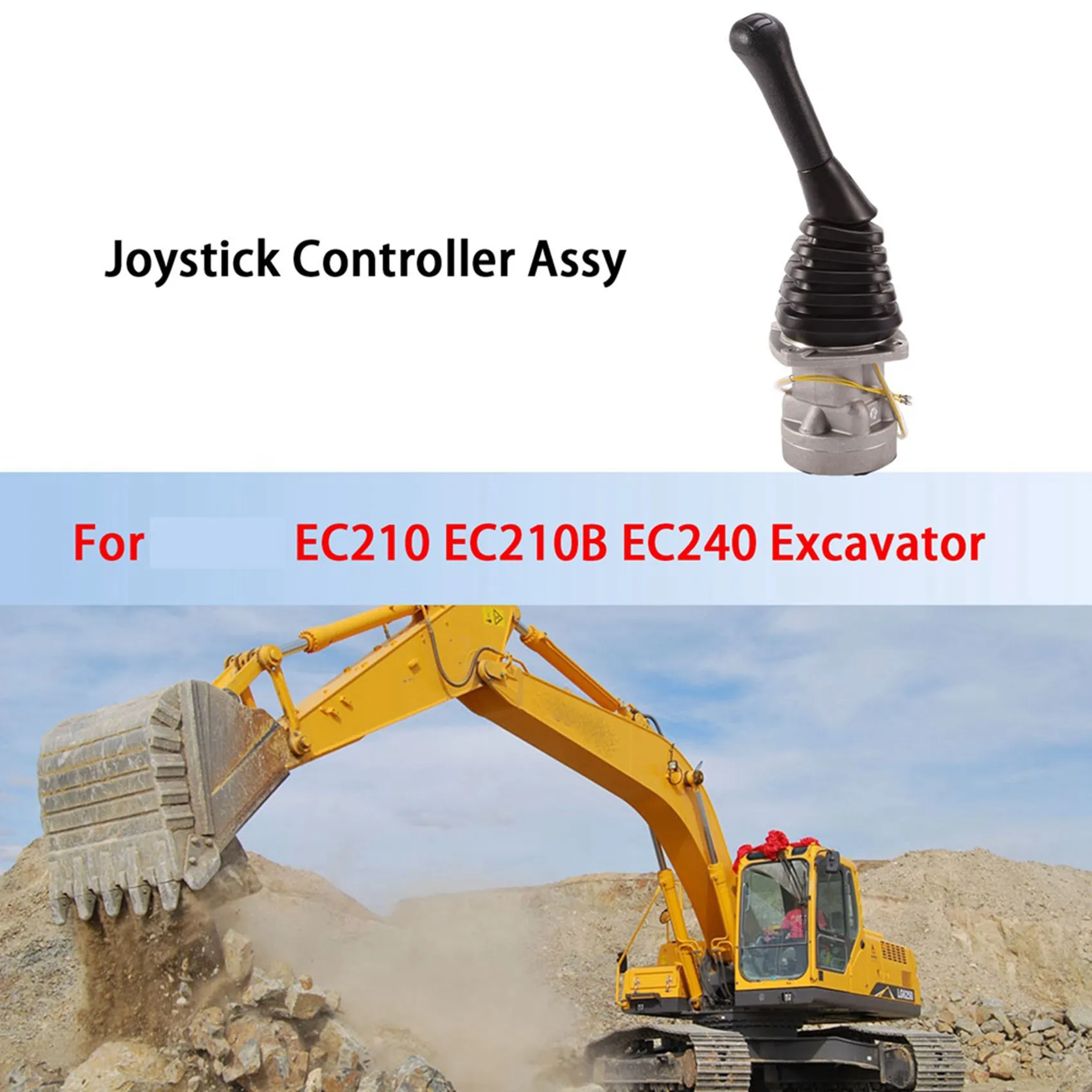 

Joystick Controller Assy for Volvo EC210 EC210B EC240 EC290 EC360 EC460 Excavator 14557286 14556359 Left