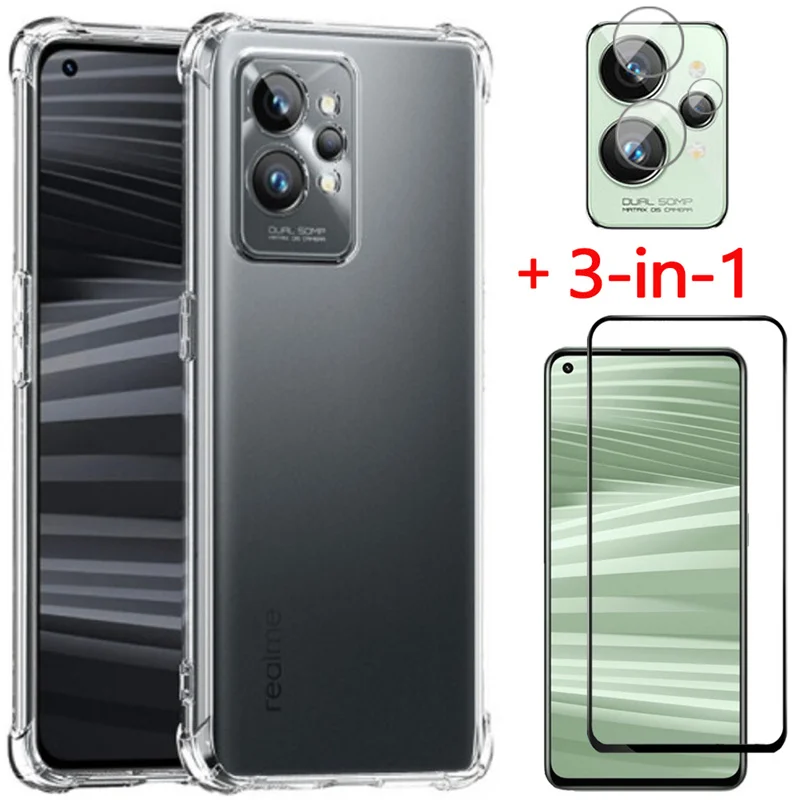 3-in-1, tempered glass + phone cases for realme gt2 pro cover realmi gt3 2pro neo 2t 3t 5g screen protector realme gt 2 pro case 
3-in-1, tempered glass + phone cases for realme gt2 pro cover realmi gt3 2pro neo 2t 3t 5g screen protector realme gt 2 pro case