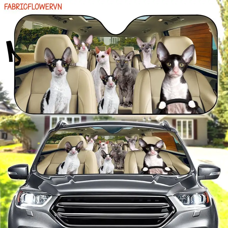 Cornish Rex Car Sunshade, Cornish Rex Car Decoration, Animal Windshield, Animal Lovers Gift, Animal Car Sunshade, Gift For Mom,
Cornish Rex Car Sunshade, Cornish Rex Car Decoration, Animal Windshield, Animal Lovers Gift, Animal Car Sunshade, Gift For Mom,