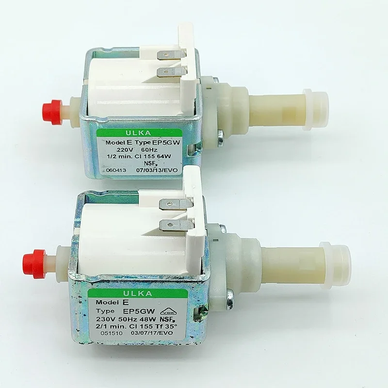 1PCS Italy ULKA Coffee Machine Electromagnetic Pump AC 230V 48W 64W High Pressure Flow 50 cc/min Water Pump Plunger Pump
1PCS Italy ULKA Coffee Machine Electromagnetic Pump AC 230V 48W 64W High Pressure Flow 50 cc/min Water Pump Plunger Pump
