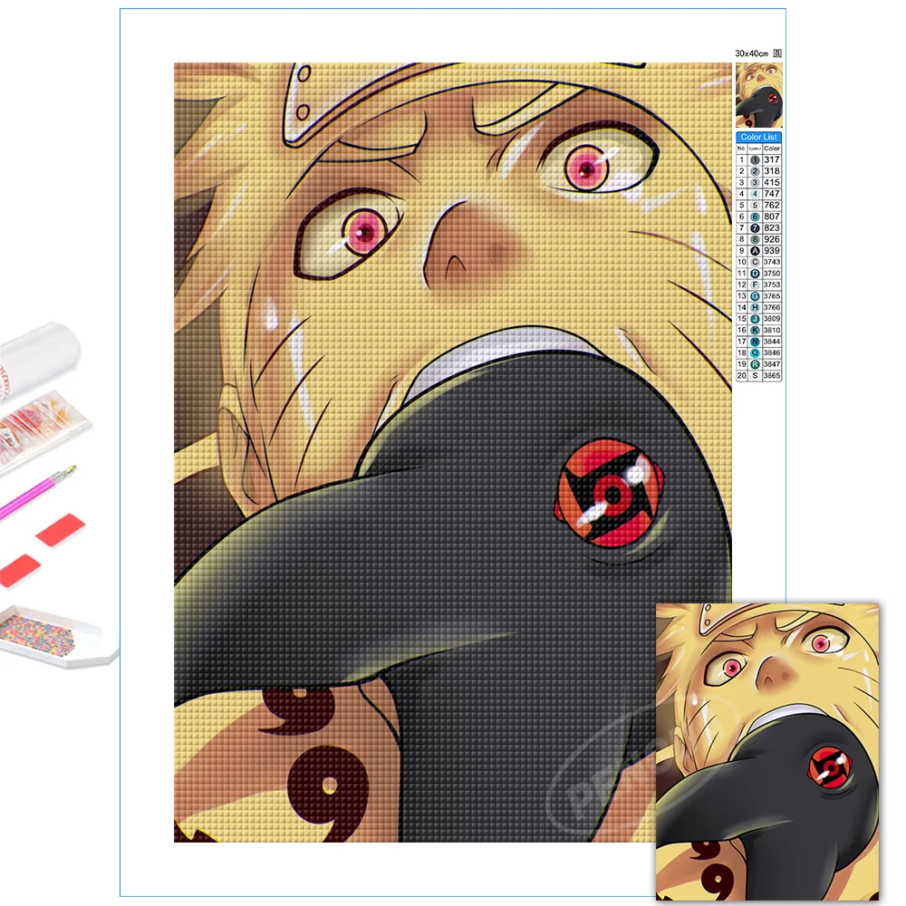 Japan Anime 5D Diy Diamond Paintings Uzumaki Naruto Full Round Drill Cross Stitch Home Wall Decor Rhinestone Embroidery Handmade 
Japan Anime 5D Diy Diamond Paintings Uzumaki Naruto Full Round Drill Cross Stitch Home Wall Decor Rhinestone Embroidery Handmade