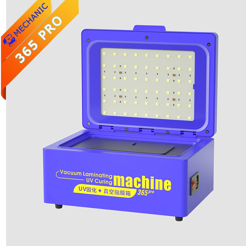 Вакуумный Ламинирующий аппарат MECHANIC 365 PRO 10,5 для прямого изогнутого экрана сотового телефона с зеленым маслом для быстрой отверждения пленки OCA
Вакуумный Ламинирующий аппарат MECHANIC 365 PRO 10,5 для прямого изогнутого экрана сотового телефона с зеленым маслом для быстрой отверждения пленки OCA