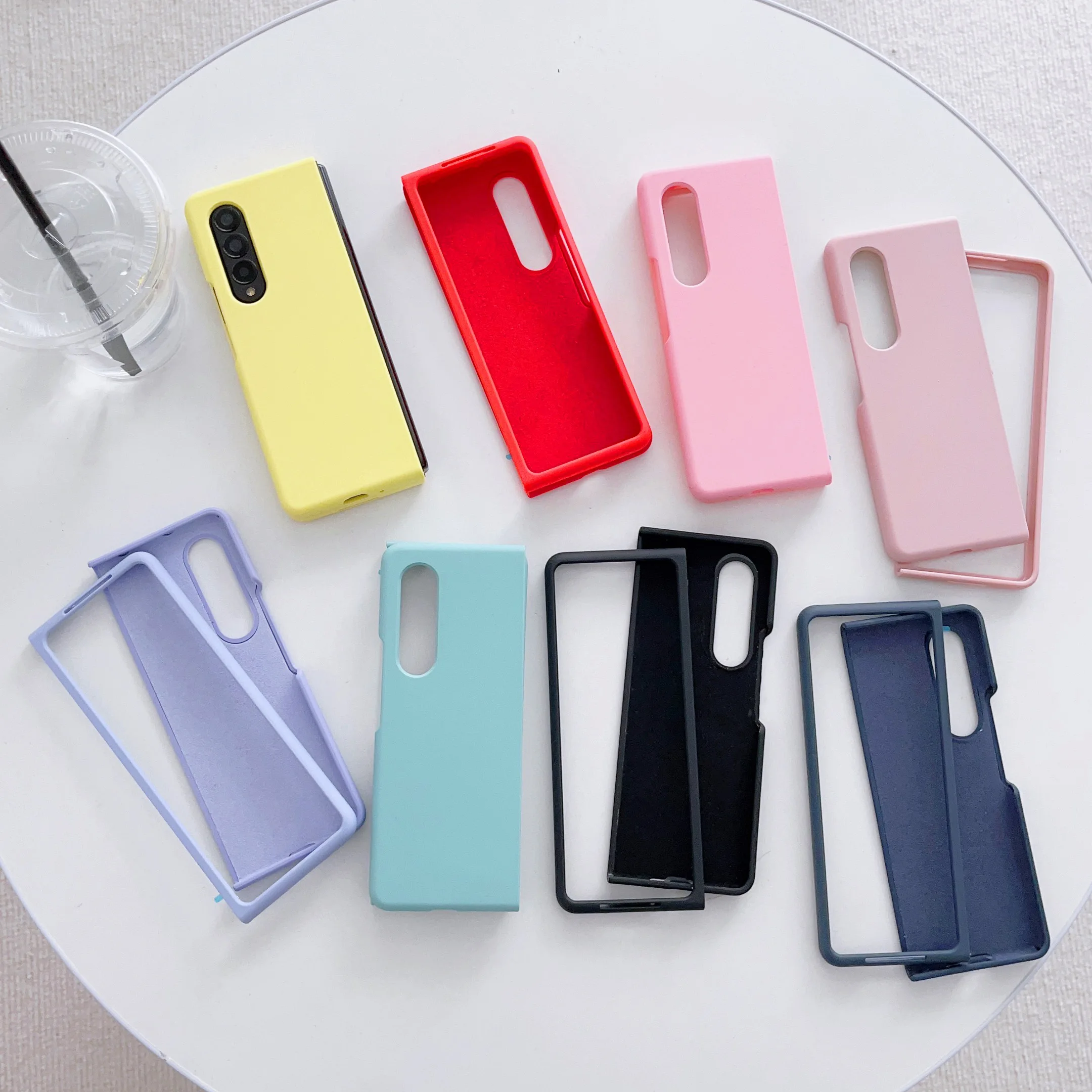 For Samsung Galaxy Z Fold 4 3 Case Colorful Skin-friendly Matte Liquid Silicone Ring Fold Shockproof Protective Case Accessories
For Samsung Galaxy Z Fold 4 3 Case Colorful Skin-friendly Matte Liquid Silicone Ring Fold Shockproof Protective Case Accessories