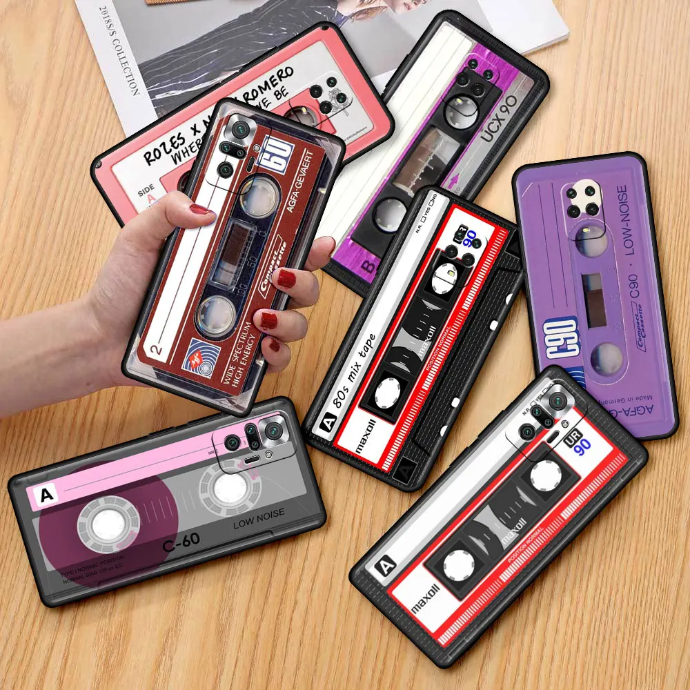 Old Cassette Audio Soft Case For Xiaomi Redmi 9S 11 10 8 Pro 9 K40 9C 7 9A 8T 9T 7A 8A Black Silicone Phone Coque Cover
Old Cassette Audio Soft Case For Xiaomi Redmi 9S 11 10 8 Pro 9 K40 9C 7 9A 8T 9T 7A 8A Black Silicone Phone Coque Cover