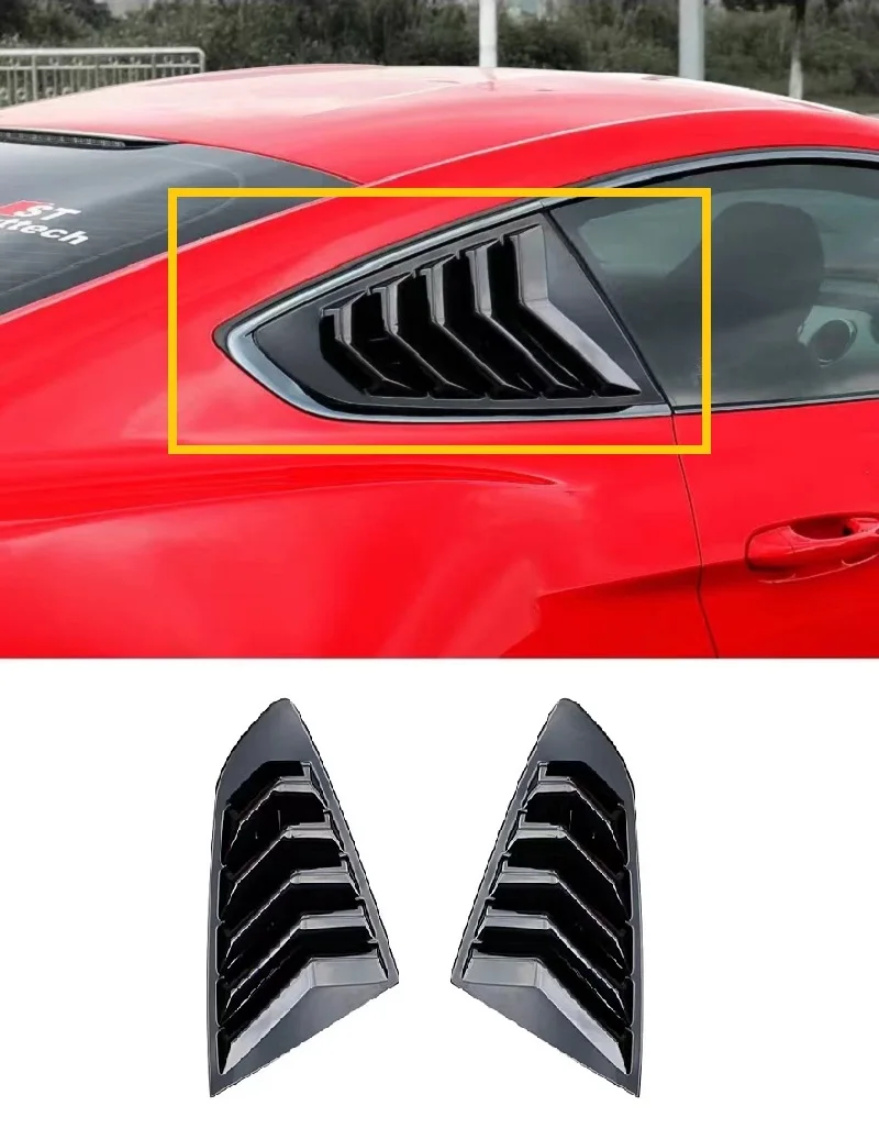 1 Pair ABS Rear Quarter Window Louvers Scoops Spoiler Car Tunning Panel Side Air Vent Cover Fit For Ford Mustang 2015 -2019 2020
1 Pair ABS Rear Quarter Window Louvers Scoops Spoiler Car Tunning Panel Side Air Vent Cover Fit For Ford Mustang 2015 -2019 2020