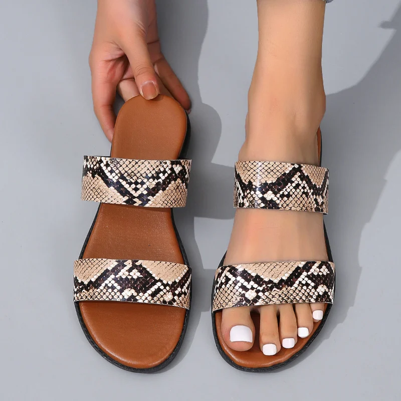 Shoes Woman Summer Sandals 2023 Leather Flat Comfortle Footwear Beach Slippers Zapatos De Mujer Indoor Flat with Mesh Slides 1
Shoes Woman Summer Sandals 2023 Leather Flat Comfortle Footwear Beach Slippers Zapatos De Mujer Indoor Flat with Mesh Slides 1