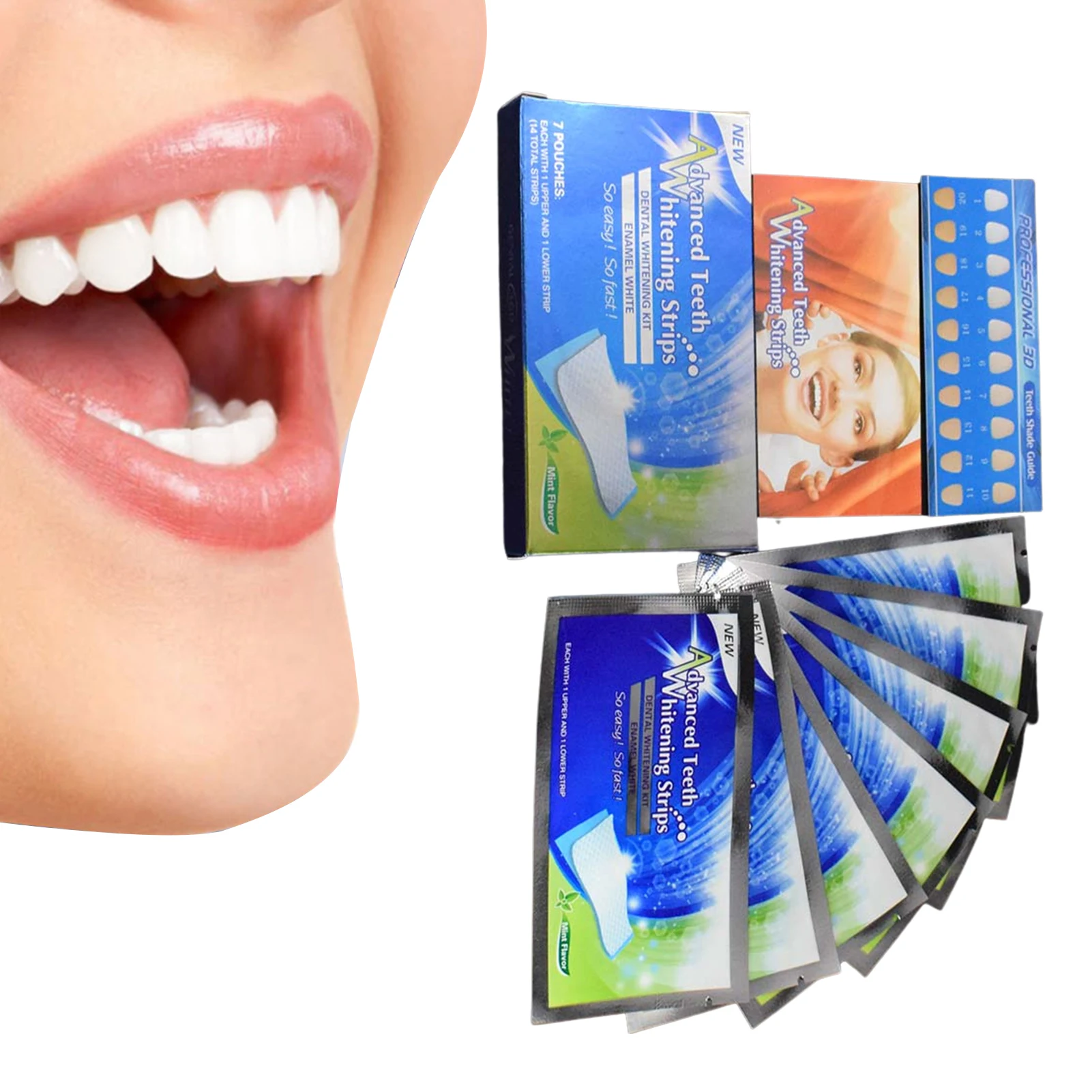 Teeth Whitening Strips Non-Sensitive Bleaching Tape Kit Fast-Result Non-Toxic Whitener White Strip Kits Remove Smoking Coffee
Teeth Whitening Strips Non-Sensitive Bleaching Tape Kit Fast-Result Non-Toxic Whitener White Strip Kits Remove Smoking Coffee