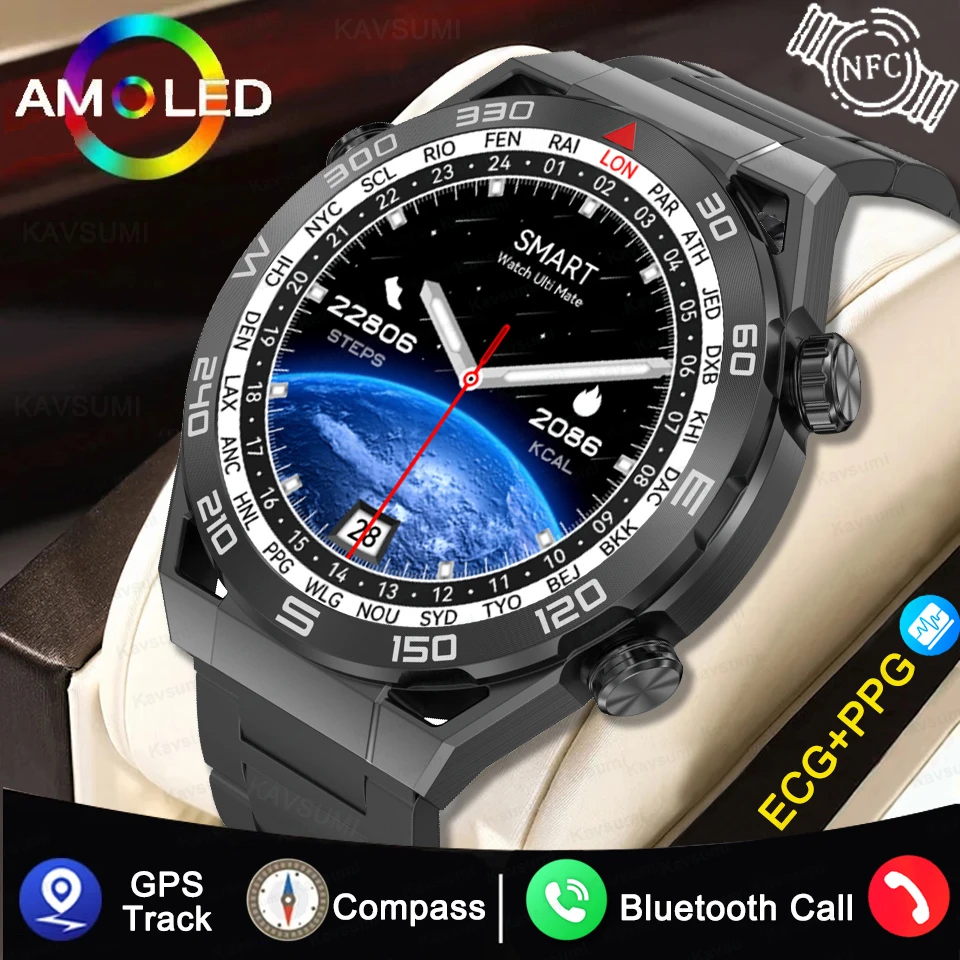 Smart Watch Men 1.5inch 454*454 HD Resolution GPS Track Voice Call NFC Watches Compass IP68 Waterproof ECG Smartwatch For Huawei
Smart Watch Men 1.5inch 454*454 HD Resolution GPS Track Voice Call NFC Watches Compass IP68 Waterproof ECG Smartwatch For Huawei