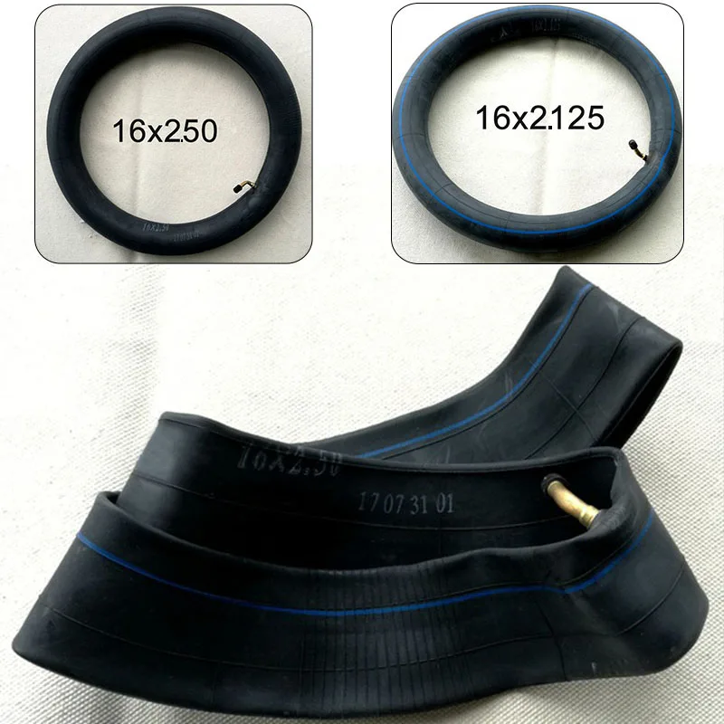 16 Inch Butyl Rubber Inner Tube 16x2.125/2.50 For Electric/E-Bike Black Bike Inner Tire MTB Mountain Road Bike Replacement
16 Inch Butyl Rubber Inner Tube 16x2.125/2.50 For Electric/E-Bike Black Bike Inner Tire MTB Mountain Road Bike Replacement