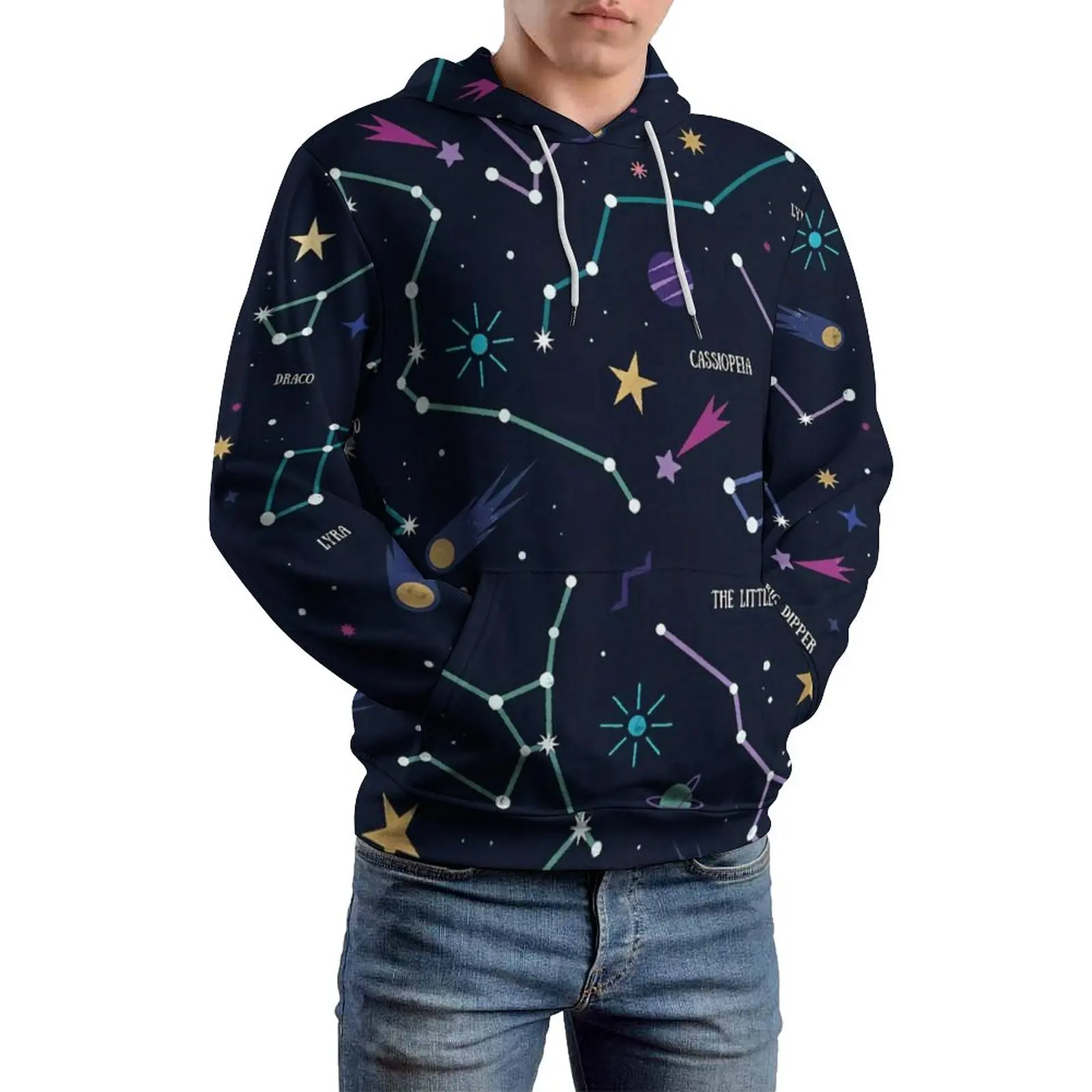 The Galaxy Stars Casual Hoodies Man Constellations And Night Sky Retro Graphic Sweatshirts Long-Sleeve Classic Oversized Hoodie
The Galaxy Stars Casual Hoodies Man Constellations And Night Sky Retro Graphic Sweatshirts Long-Sleeve Classic Oversized Hoodie