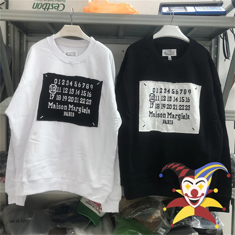 Вышитый логотип MM6 Margiela с круглым вырезом для мужчин и женщин, большой размер, круглый вырез
Вышитый логотип MM6 Margiela с круглым вырезом для мужчин и женщин, большой размер, круглый вырез