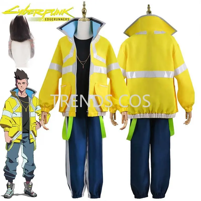 Anime Cyberpunk Edgerunners David Martinez Cosplay Costume Stand Collar Jacket Hoodie Punk Coat David Martinez Outfits Wig
Anime Cyberpunk Edgerunners David Martinez Cosplay Costume Stand Collar Jacket Hoodie Punk Coat David Martinez Outfits Wig