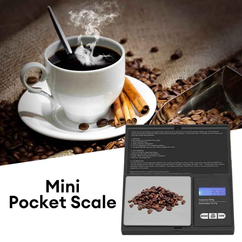 500g/0.01g pocket Digital Scales Digital Weighing Scales With LCD Display Pocket Scales For Gold Jewellery Medicine Food Coffee
500g/0.01g pocket Digital Scales Digital Weighing Scales With LCD Display Pocket Scales For Gold Jewellery Medicine Food Coffee