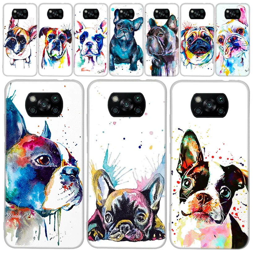 French Bulldog Dog Pug Transparent Soft Phone Case for Xiaomi Mi 12T 11T 10T 9T Pro 12X 11i 13 12 11 10 9 8 Lite 5X 6X CC9 Housi
French Bulldog Dog Pug Transparent Soft Phone Case for Xiaomi Mi 12T 11T 10T 9T Pro 12X 11i 13 12 11 10 9 8 Lite 5X 6X CC9 Housi