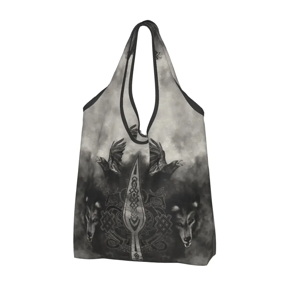 Gungnir копье для продуктов сумки покупок Kawaii Shopper Tote сумка на плечо большой емкости