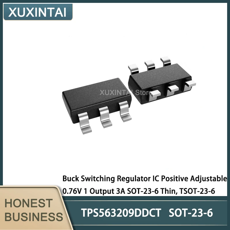 20 шт./лот TPS563209DDCT TPS563209 понижающий импульсный регулятор IC, регулируемый 0,76 в, 1 выход 3A SOT-23-6, тонкий, стандартный
20 шт./лот TPS563209DDCT TPS563209 понижающий импульсный регулятор IC, регулируемый 0,76 в, 1 выход 3A SOT-23-6, тонкий, стандартный